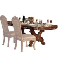ACME Dresden Dining Table, Cherry Oak