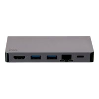 C2G USB C Docking Station with 4K HDMI USB Ethernet and USB C - Power Delivery up to 100W - docking station - USB-C / Thunderbolt 3 - HDMI - 1GbE