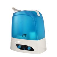 Sunpentown - Dual Mist Humidifier with ION Exchange Filter - White