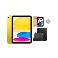 Apple 10th Gen 10.9-Inch iPad (Latest Model) with Wi-Fi - 256GB - Yellow With Black Case Bundle