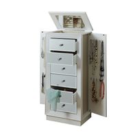 ACME Talor Jewelry Armoire, White