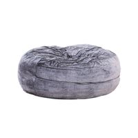 Sealy&reg; Bala 5ft Faux Fur Grey Memory...