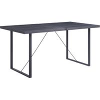 ACME Nakula Dining Table, Gray Oak & Black Finish