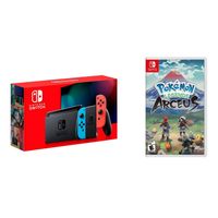 Nintendo - Switch 1.1 (Red/Blue) + Pokémon Acreus BUNDLE