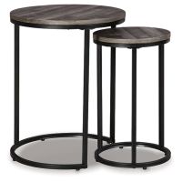 Black/Gray Briarsboro Accent Table Set (...