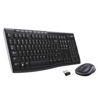 Logitech - MK270 Full-size Wireless Memb...