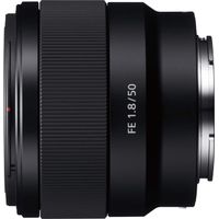 Sony - FE 50mm f/1.8 Standard Prime Lens for E-mount Cameras - Black