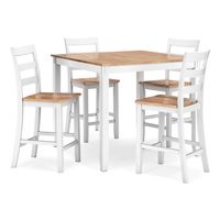 Gesthaven Counter Height Dining Table and 4 Barstools (Set of 5)