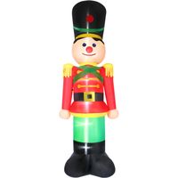 Fraser Hill Farm 12-Ft. Tall Prelit Nutcracker Inflatable