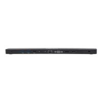 Eaton Tripp Lite Series Triple-Monitor USB C Dock USB C Docking Station with 4K HDMI DisplayPort VGA - USB-A/C GbE 100W PD Black - docking station - USB-C 3.1 / Thunderbolt 3 - VGA HDMI DP - 1GbE