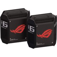 ASUS - ROG Rapture GT-6 AX10000 Tri-Band Wi-Fi Router (2-Pack) - Black