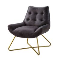 ACME Dhalsim Accent Chair, Antique Ebony Top Grain Leather