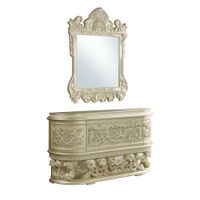 ACME Vatican Mirror, Champagne Silver Finish