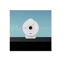 Logitech Brio 300 Full HD Webcam with Privacy Shutter Off-white - webcam