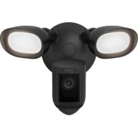 Ring Floodlight Cam Pro with 2K Video and Ring Vision, 2 LED Lights, Dual Band Wi-Fi, and 3D Motion Detection - Black