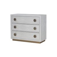 ACME Anpu Console Cabinet, Silver Faux Crocodile Skin Finish