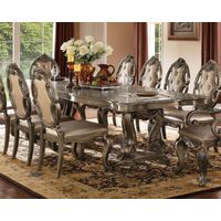 ACME Ragenardus Dining Table w/Leaf, Vintage Oak