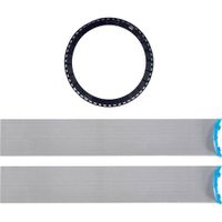 Sonance - SMALL ROUND FLEX BRACKET - Visual Performance 4.5" Round Flex Bracket for Select Speakers (10-Pack) - Black