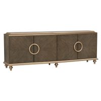ACME Direct Only Console Cabinet, Brown Finish