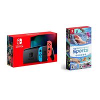 Nintendo - Switch 1.1 (Red/Blue) + Nintendo Switch Sports BUNDLE