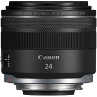 Canon - RF 24mm F1.8 MACRO IS STM Wide Angle Prime Lens for EOS R-Series Cameras - Black