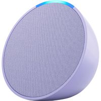 Amazon - Echo Pop (1st Generation) Smart Speaker with Alexa - Lavender Bloom