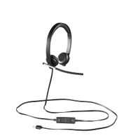 Logitech - H650e Stereo Wired On-ear Headset - Black