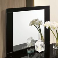 Contemporary Mirror in Black