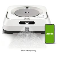 iRobot - Braava jet m6 Wi-Fi Connected Robot Mop - White