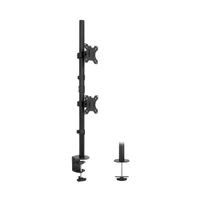 Mount-It! - Vertical Dual Monitor Mount up to 32" - Black