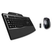 Kensington Pro Fit Wireless Media Desktop Set - keyboard and mouse set - US - black Input Device