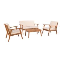 Kimbrel Outdoor Chat Set Natural