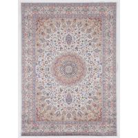 Hassell Ivory And Blue 3.3X5 Area Rug