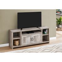 TV Stand/ 60 Inch/ Console/ Media Entertainment Center/ Storage Cabinet/ Living Room/ Bedroom/ Laminate/ Beige/ Transitional