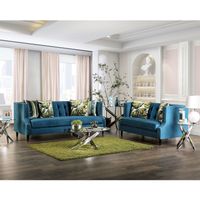 Transitional Fabric 2-Piece Sofa Set in ...