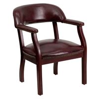 Vinyl Luxurious Conference Chair - Burgundy