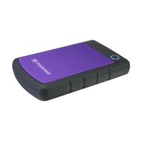 Transcend 4TB StoreJet 25H3 USB 3.1 Shock Resistant Portable External Hard Drive, Purple