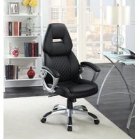Adjustable Height Office Chair Black and...