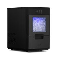 Newair 44lb. Nugget Countertop Ice Maker with Self-Cleaning Function, Refillable Water Tank, Perfect for Kitchens, Offices, Etc - Black