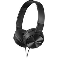 Sony - Noise-Canceling On-Ear Headphones - Black