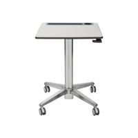 Ergotron LearnFit Adjustable - table - rectangular - white