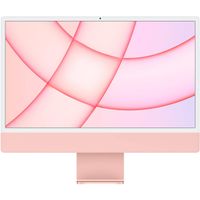 Apple iMac 24" with Retina 4.5K Display, M1 Chip with 8-Core CPU and 8-Core GPU, 8GB Memory, 256GB SSD, Gigabit Ethernet, Pink, Mid 2021