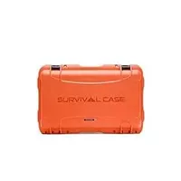 Nanuk 938 Survival Gear Storage Case w/Wheels-for Preppers, Survivalist, First Aid and Emergencies - Waterproof, Dustproof, and Impact Resistant-Empty (Orange)