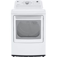 LG - 7.3 Cu. Ft. Electric Dryer with Sen...