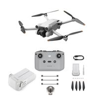 DJI Mini 3 Pro Drone with RC-N1 Remote Controller with 2453mAh Intelligent Flight Battery (34-Min Max Flying Time)