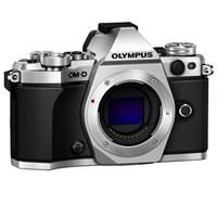 Olympus OM-D E-M5 Mark II Mirrorless Digital Camera, 16MP, 3" Display, Cinema Quality Video, 5-Axis Image Stabilization, Wi-Fi, Silver