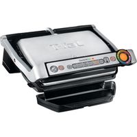 T-Fal OptiGrill + Stainless Steel Indoor Electric Grill