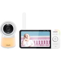 VTech - Smart Wi-Fi Video Baby Monitor w/ 5” HC Display and 1080p HD Camera, Built-in night light, RM5754HD - White