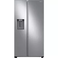 Samsung - 27.4 Cu. Ft. Side-by-Side Refrigerator - Stainless steel