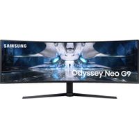 Samsung - AG900 Series Odyssey Neo G9 49" LED Curved QHD G-SYNC Gaming Monitor - Black
